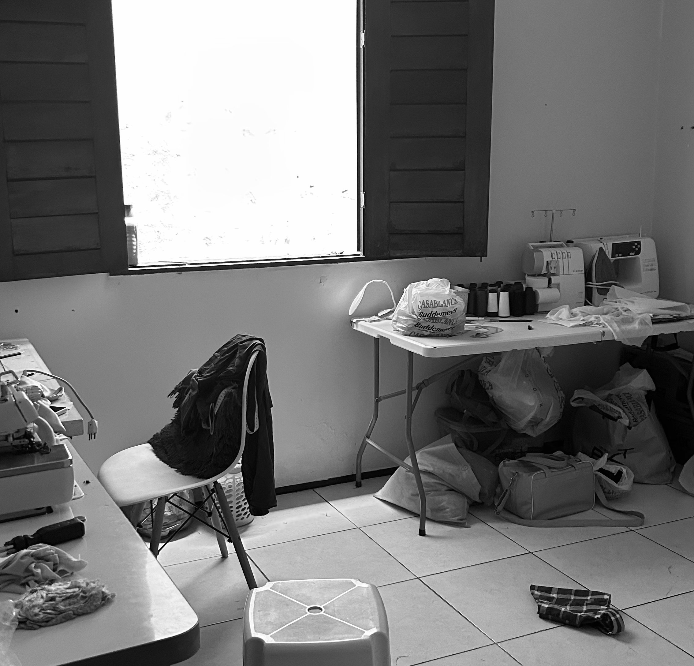 Quarto utilizado como ateliê antes do projeto